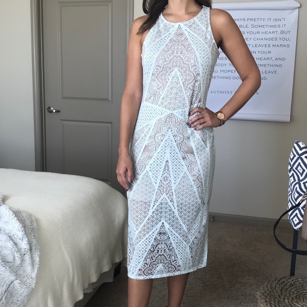 Boho tribal midi Bar III dress